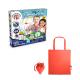 Kit educativo suministrado con una bolsa de regalo plegable de 190t Diy pen factory kit ii Ref.PS35809-ROJO 