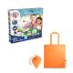 Kit educativo suministrado con una bolsa de regalo plegable de 190t Diy pen factory kit ii Ref.PS35809-NARANJA 