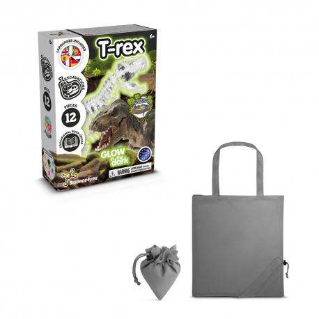 Juego educativo suministrado con una bolsa de regalo plegable de 190t Fossil excavation kit v