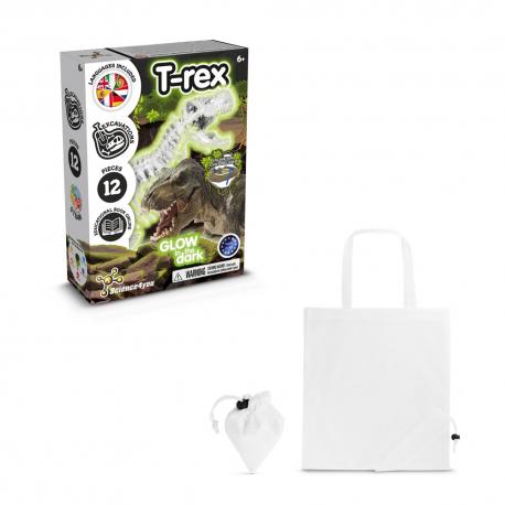 Juego educativo suministrado con una bolsa de regalo plegable de 190t Fossil excavation kit v