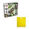 Juego educativo suministrado con una bolsa de regalo de non woven 80 gm² in 1 fossil excavation kit iv