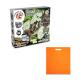 Juego educativo suministrado con una bolsa de regalo de non woven 80 gm² in 1 fossil excavation kit iv Ref.PS35826-NARANJA 