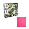 Juego educativo suministrado con una bolsa de regalo de non woven 80 gm² in 1 fossil excavation kit iv