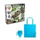 Juego educativo suministrado con una bolsa de regalo plegable de 190t in 1 fossil excavation kit v Ref.PS35827-AZUL CLARO 