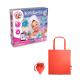 Juguete educativo suministrado con una bolsa de regalo plegable de 190t Bath bombs kit v Ref.PS35841-ROJO 