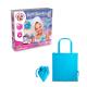 Juguete educativo suministrado con una bolsa de regalo plegable de 190t Bath bombs kit v Ref.PS35841-AZUL CLARO 