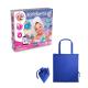 Juguete educativo suministrado con una bolsa de regalo plegable de 190t Bath bombs kit v Ref.PS35841-AZUL ROYAL 