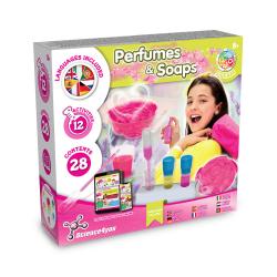 Juego educativo suministrado con una bolsa de regalo de papel kraft 90 gm² Perfume soap factory kit ii
