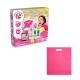 Juego educativo suministrado con una bolsa de regalo de non woven 80 gm² Perfume soap factory kit iv Ref.PS35845-ROSA 