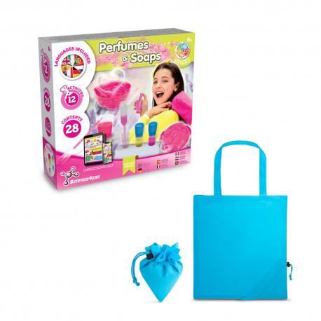 Juego educativo suministrado con una bolsa de regalo plegable de 190t Perfume soap factory kit v