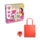 Juego educativo suministrado con una bolsa de regalo plegable de 190t Perfume soap factory kit v Ref.PS35846-ROJO 