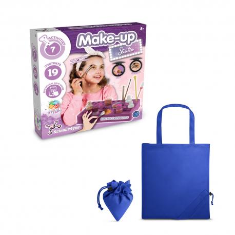 Kit educativo suministrado con una bolsa de regalo plegable de 190t Makeup studio kit ii