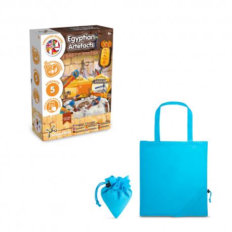 Juego educativo suministrado con una bolsa de regalo plegable de 190t Ancient egypt excavation kit v