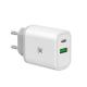 Cargador USB-A y USB Tipo C PD 30W XMVC109 Ref.LIXMVC109-BLANCO 