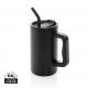 Taza Cube de acero reciclado RCS de 800ml. Ref.XDP43731-NEGRO 