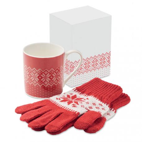 Juego guantes y taza Copito set