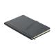 Libreta a5 bolsillo de pu Cinco Ref.MDMO2285-GRIS OSCURO 