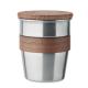 Vaso de pared simple 350 ml Walnut Ref.MDMO2322-PLATA MATE 