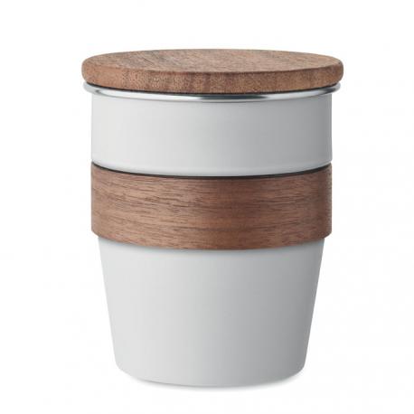 Vaso de pared simple 350 ml Walnut