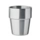 Vaso de doble pared 250 ml Acerito Ref.MDMO2323-PLATA MATE 