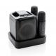 Set karaoke de plástico reciclado Singvibe RCS con doble mic Ref.XDP33106-NEGRO 