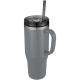 Vaso térmico con pajita de 1200 ml con certificado RCS Melbourne Ref.PF100801-GRIS 