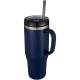 Vaso térmico con pajita de 1200 ml con certificado RCS Melbourne Ref.PF100801-AZUL MARINO 