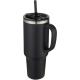 Vaso de cobre de 1200 ml con doble pared, pajita, aislamiento y certificado RCS Sydney Ref.PF100802-NEGRO INTENSO 