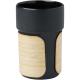 Vaso de 340 ml con funda de bambú Fika Ref.PF100809-NEGRO INTENSO 