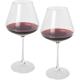 Set de 2 vasos de vidrio para vino rosso Rosso Ref.PF113390-TRANSPARENTE 