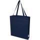 Bolsa tote con refuerzos de algodón reciclado GRS de 140 g/m² Madras Ref.PF120733-AZUL MARINO 