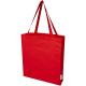 Bolsa tote con refuerzos de algodón reciclado GRS de 140 g/m² Madras Ref.PF120733-ROJO 