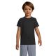 Sporty camiseta niño 140g Sporty kids Ref.MDS01166-NEGRO/ NEGRO OPACO