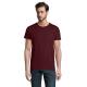 Camiseta de algodón de hombre Pioneer 175g/m2 Ref.MDS03565-BURGUNDY