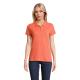 Planet polo mujer 170g Planet women Ref.MDS03575-NARANJA POP