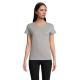 Camiseta de mujer Crusader 150g/m2 Ref.MDS03581-GRIS JASPEADO