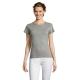 Camiseta para mujer Miss 150g/m2 Ref.MDS11386-GRIS JASPEADO