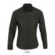 Camisa mujer 140g Eden Ref.MDS17015-NEGRO/ NEGRO OPACO