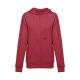 Sudadera para mujer con cremallera y capucha Thc amsterdam women Ref.PS30162-ROJO MATIZADO