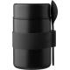 Vaso termo de acero inox. con cuchara Niko Ref.GI1096712-NEGRO 