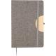 Cuaderno con tapa plegable de rPet Ernst Ref.GI1103692-GRIS 