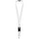 Lanyard con hebilla separable y clip de seguridad Yogi Ref.PF102130-BLANCO 