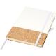 Libreta a5 de PU y corcho Evora Ref.PF107320-BLANCO 