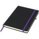 Libreta mediana Noir Ref.PF210208-NEGRO INTENSO/MORADO 