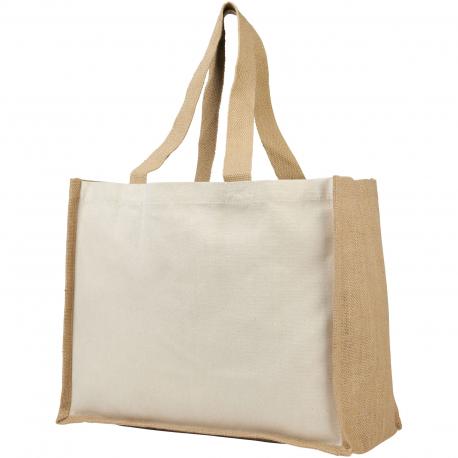 Bolsa tote para la compra de lona y yute de 320 g/m² Varai