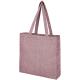 Bolsa tote de algodón reciclado de 210 g/m² con refuerzos Pheebs Ref.PF120537-GRANATE 