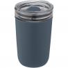 Vaso de vidrio de 420 ml con pared exterior de plástico reciclado Bello