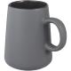 Taza de cerámica de 450 ml joe Joe Ref.PF100729-GRIS 