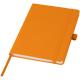 Libreta de tapa dura de plástico oceánico Thalaasa Ref.PF107846-NARANJA 