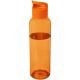 Bidón de plástico reciclado de 650 ml Sky Ref.PF100777-NARANJA 